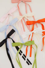 Load image into Gallery viewer, Satin Ribbon Long Bow Clip