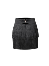 Load image into Gallery viewer, ZYM Lush Fringe Skirt #2137