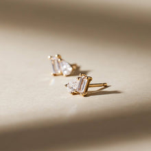 Load image into Gallery viewer, Toi et Moi Stud Earrings