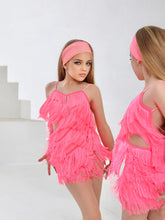 Load image into Gallery viewer, ZYM Body Twist Fringe Dress #2118 (kids)