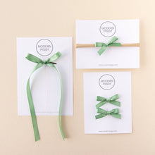 Load image into Gallery viewer, Sage | Statement Ribbon Bow