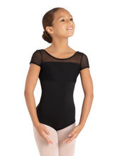 Load image into Gallery viewer, STAR STRUCK GALAXY SHORT SLEEVE LEOTARD - GIRLS 12105C