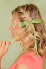 Load image into Gallery viewer, Satin Ribbon Long Bow Clip
