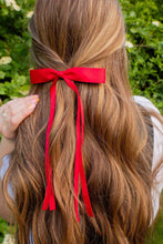 Load image into Gallery viewer, Satin Ribbon Long Bow Clip