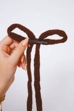 Load image into Gallery viewer, Knit Long Bow Clip  - Multiple Colors