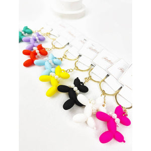 Colorful Puppy Theme Keychain