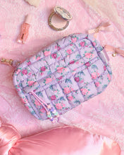 Load image into Gallery viewer, Quilted Scrunchies Floral Printed Pouch