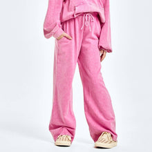 Load image into Gallery viewer, Mineral wash wide leg sweatpants