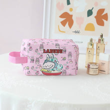Load image into Gallery viewer, Cute Labubu Makeup Cosmetic Bag With Strap