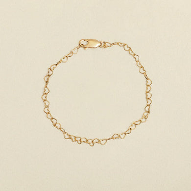 Heart Chain Bracelet