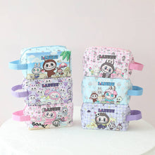 Load image into Gallery viewer, Cute Labubu Makeup Cosmetic Bag With Strap