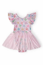 Load image into Gallery viewer, Springtime Bows S/S Twirl Leotard