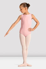 Load image into Gallery viewer, Girls Mirella Celestia Boat Neck Printed Leotard