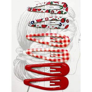 Variety Cherry and Strawberry Mixed Snap Clip Set melody