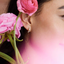 Load image into Gallery viewer, Flora Luxe Huggie Hoop Earrings
