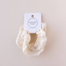 Load image into Gallery viewer, Eyelet - Ivory | Scrunchie