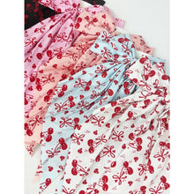 Load image into Gallery viewer, Mix Colors of Cherry Bow Print Hair Clips it girl