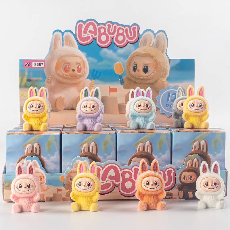 Flocked Mini Labubu Blind Box
