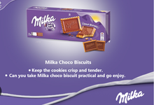 Load image into Gallery viewer, MILKA CHOCOLATE BISCUITS 150g