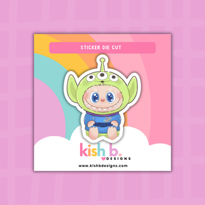 Alien-Monster| Sticker Die Cut