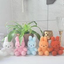 Load image into Gallery viewer, Miffy Limited Creamy Soft Color Fluffy Key ring Bag Charm
