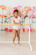 Load image into Gallery viewer, Sweet Strawberries S/S Flutter Sleeve Leotard
