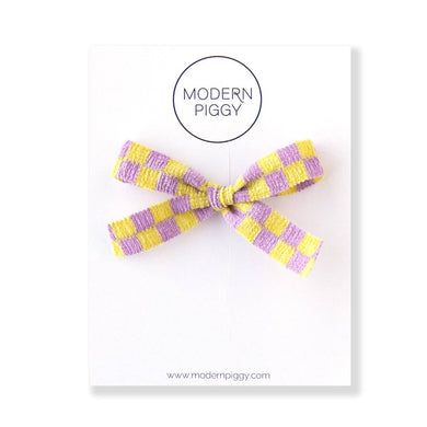 Hopscotch - Yellow | Ribbon Bow