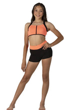 Load image into Gallery viewer, Kids Two-Tone High Waist Short 26408c