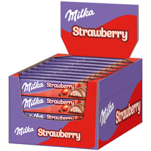 Load image into Gallery viewer, Milka Strawberry Box of 36 x 36.5g (Switzerland)