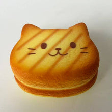 Load image into Gallery viewer, Nyang Nyang Cat Bread Squishy-Rebound Stress Toy