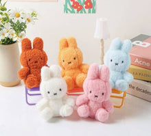 Load image into Gallery viewer, Miffy Limited Creamy Soft Color Fluffy Key ring Bag Charm