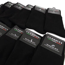 Load image into Gallery viewer, 12pairs Pack Assorted Black Poly Socks - DSP12SB
