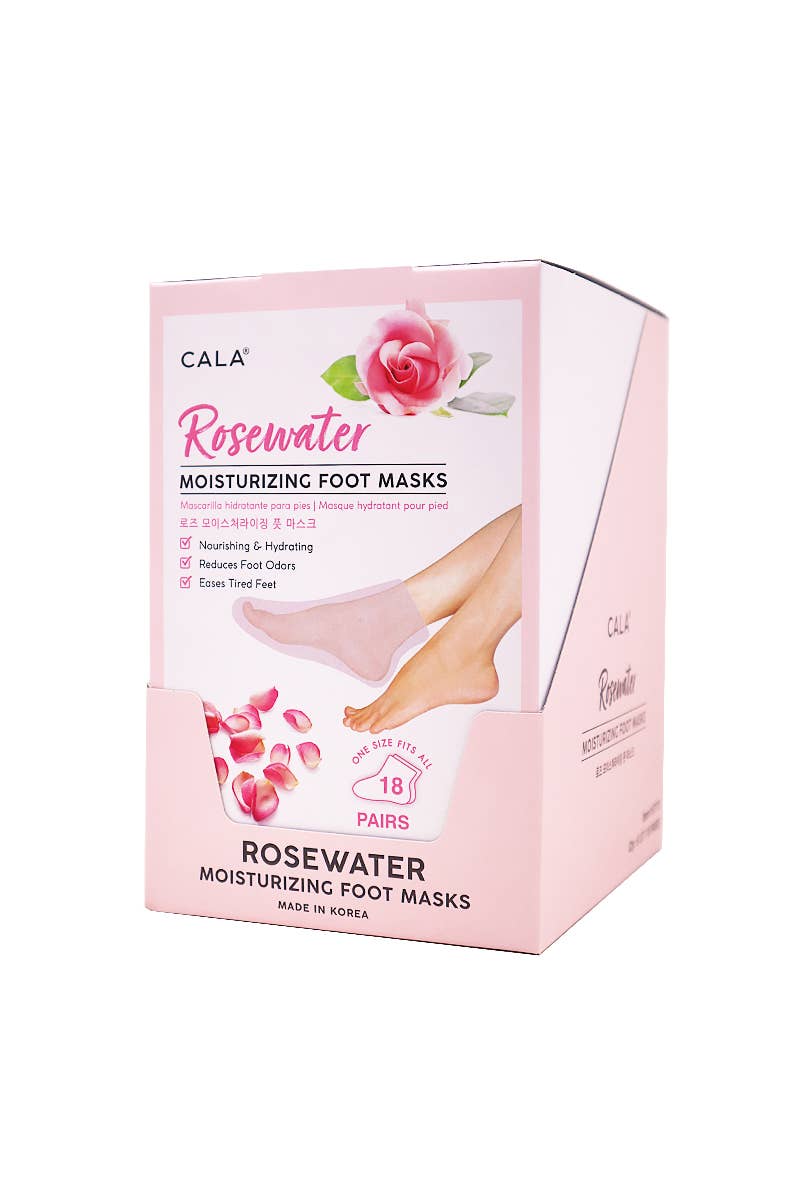 3-Pairs Moisturizing Foot Mask Rose Water