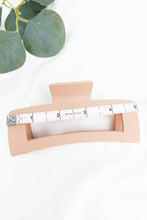 Load image into Gallery viewer, Matte Jumbo Cut Out Rectangle Hair Claw
