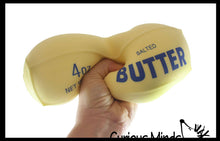 Load image into Gallery viewer, 1 Jumbo Butter Squishy Squeeze Stress Ball Soft Doh Filling