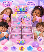 Load image into Gallery viewer, Cloud Squishy — Crunchy ASMR Squeeze Toy