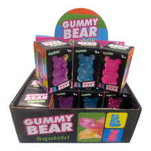 Load image into Gallery viewer, Gummy Bear Squish 12ct PDQ