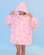 Load image into Gallery viewer, Fleece Printed Pullover Oversized Blanket Hoodie