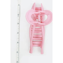 Load image into Gallery viewer, Matte Pastel Tone Bow Shape Hair Claw fashion jewelry