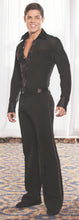 Load image into Gallery viewer, Dance America MP2 - MENS LATIN PANT WITH SATIN STRIPE