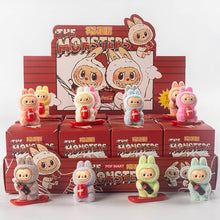 Load image into Gallery viewer, Flocked Mini Labubu Cola Blind Box 12pcs Set