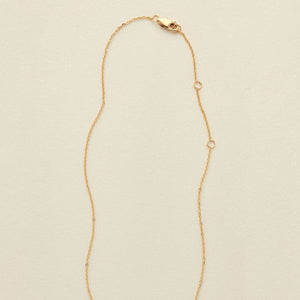 Heart Disc Necklace - 3/8"