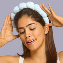 Load image into Gallery viewer, Bubble Skincare Headband For all Hair Types - (Pink or Blue)