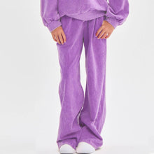 Load image into Gallery viewer, Mineral wash wide leg sweatpants