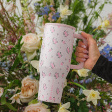 Load image into Gallery viewer, Wildrose Floral 40 oz Traveler Tumbler