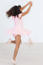 Load image into Gallery viewer, Feeling Pink S/S Twirl Leotard