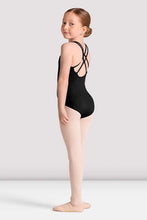 Load image into Gallery viewer, Girls Jade Cross Back Leotard