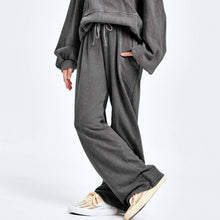 Load image into Gallery viewer, Mineral wash wide leg sweatpants