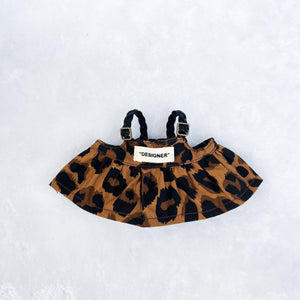 Halloween Leopard Print Suspender Dress Doll Clothes