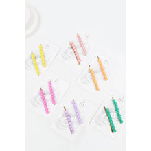 Load image into Gallery viewer, Matte Beaded Bobby Clips